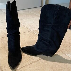 Black Marc Fisher women's boot size 10